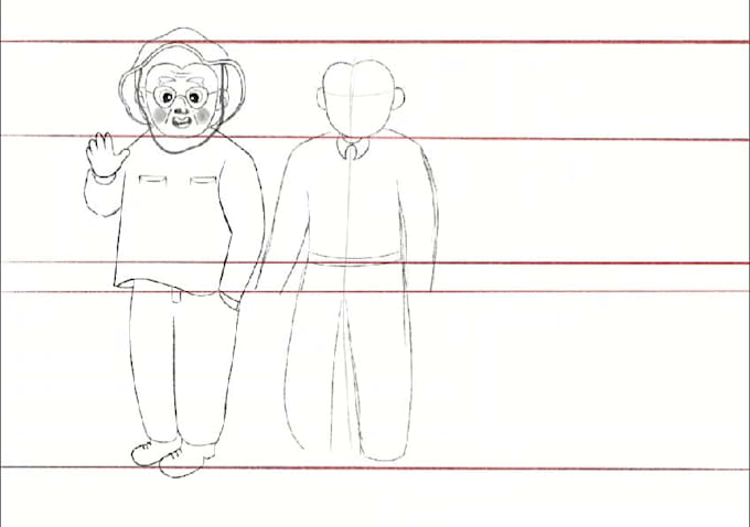 create unique character designs for picture book