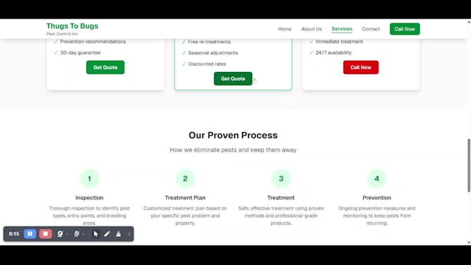 build a static business website with free domain and SEO optimization