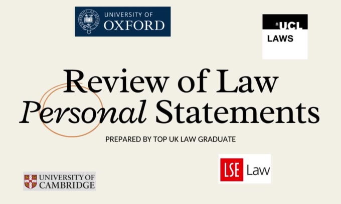 Edit your law ucas personal statement by Hokaien0 | Fiverr