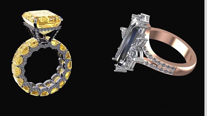 design jewelry cad for 3d printing and casting