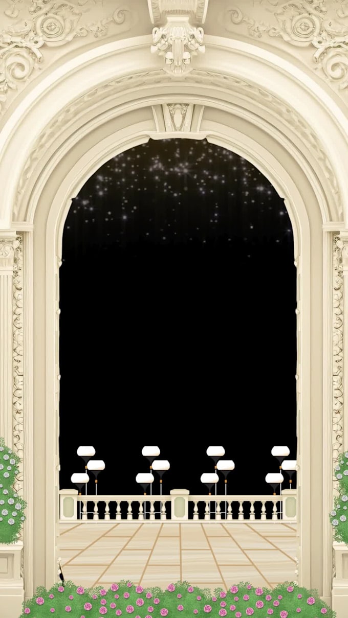 design a beautiful animated wedding invitation video