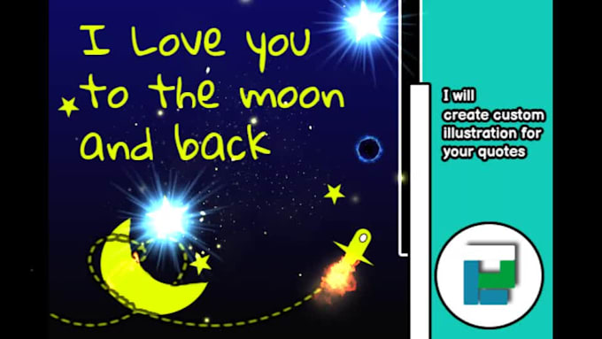 create custom illustration for your quotes