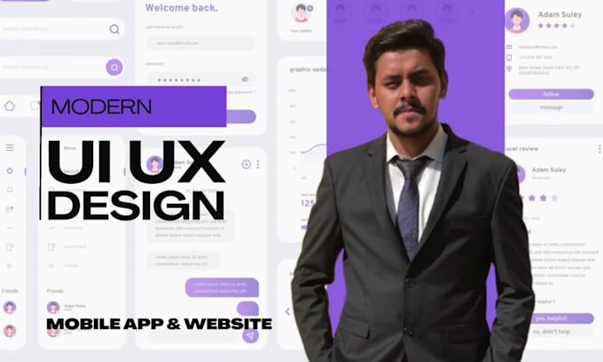 Design modern, user friendly ui ux for websites and mobile apps by ...