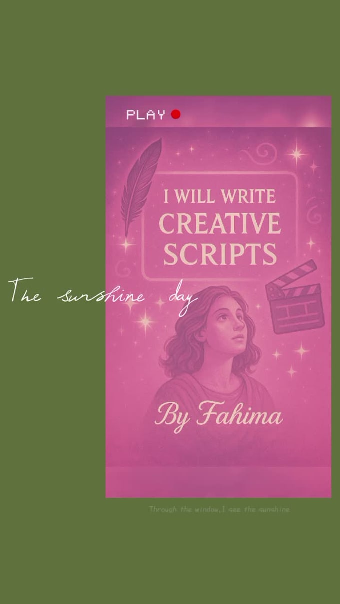 professionally translate and write creative script