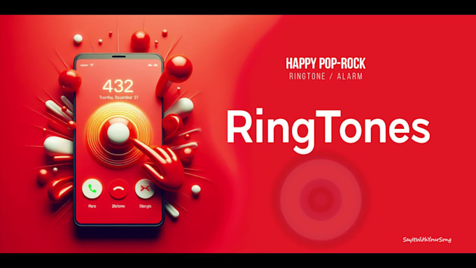 create from scratch your custom personal ringtone or alarm clock sound