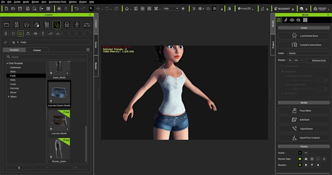 make custom stylized or realistic 3d characters