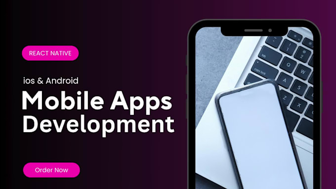 develop and design ios mobile app using react native