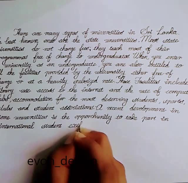 Write down professional cursive letters for your needs in creative way ...