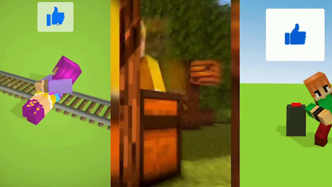 Create autopilot minecraft animation intro and outro videos for social ...