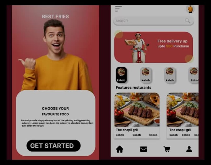 Do mobile app ui ux design in figma and adobe xd by Azizmahar12 | Fiverr
