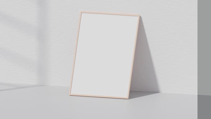 create realistic 3d mockup for template graphic design needs