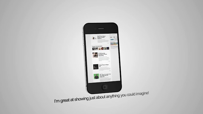 create this professional iPhone video opening/intro
