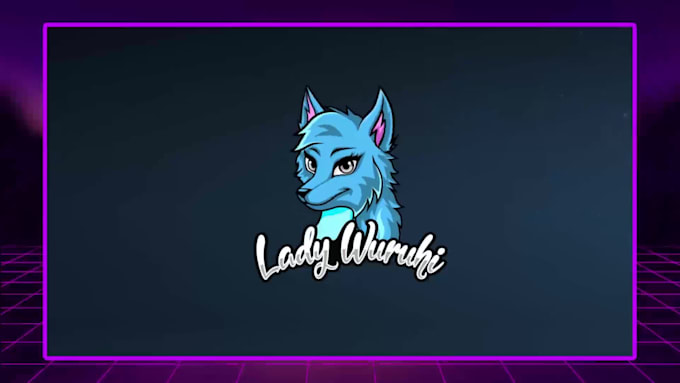 create custom logo intro for kick, twitch, youtube, esport, cute