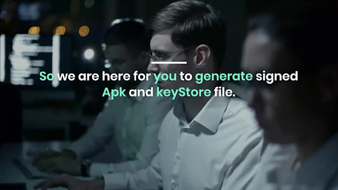 generate a signed apk and keystore for your app