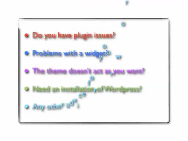 fix your Wordpress problem asap