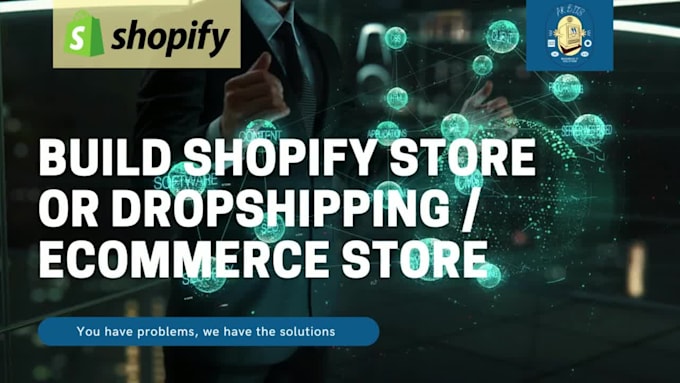 build shopify store or dropshipping ecommerce store