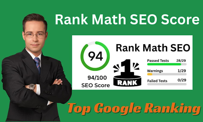 improve rank math SEO score to 90 for better rankings