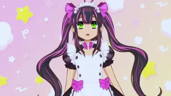 desidn and rig live 2d vtuber model, 3d avatar model, vtuber character model