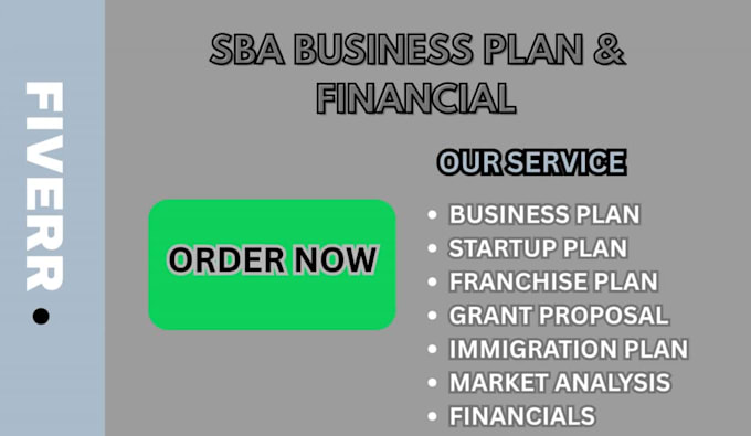 sba business plan, sba loan, sba proposal, financials sba business plan writer