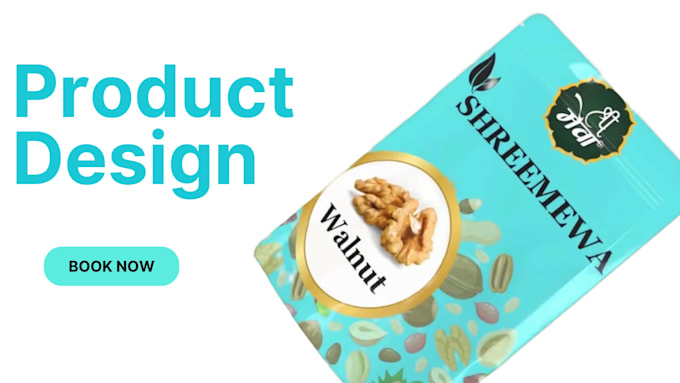 design label, pouch or box packaging with all files in 2 day