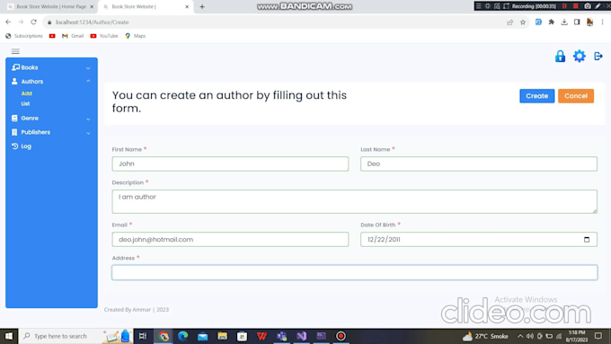 develop asp dot net core and mvc web application with sql databases