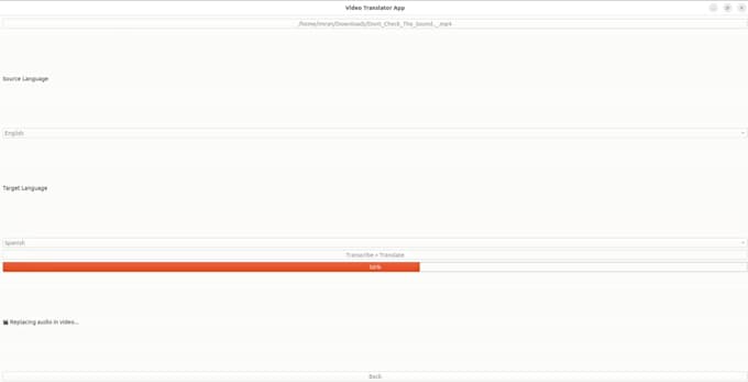 python, openai apps for video generation and translation