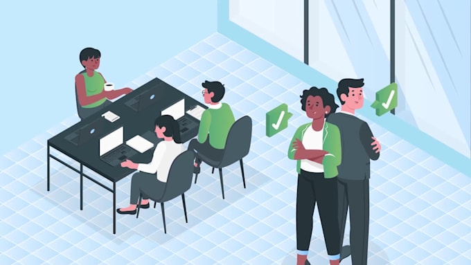 create an engaging isometric video for you