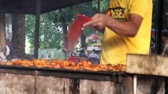do 4k street food video