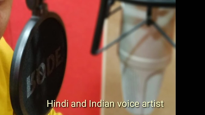 do voice over in hindi and indian english