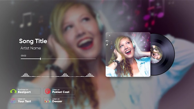 make youtube instagram audio visualizer reactor
