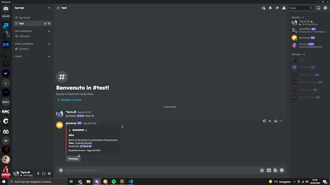 create discord bot for your server
