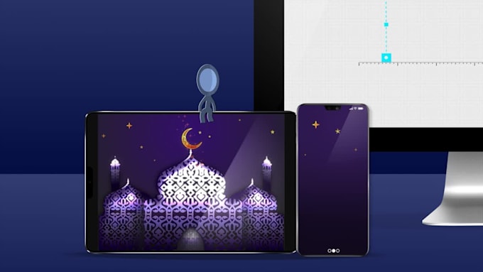 do creative ramadan greeting for your business
