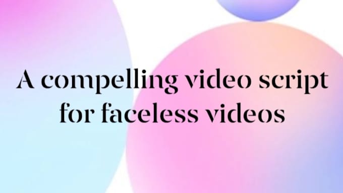 be your permanent youtube video script writer