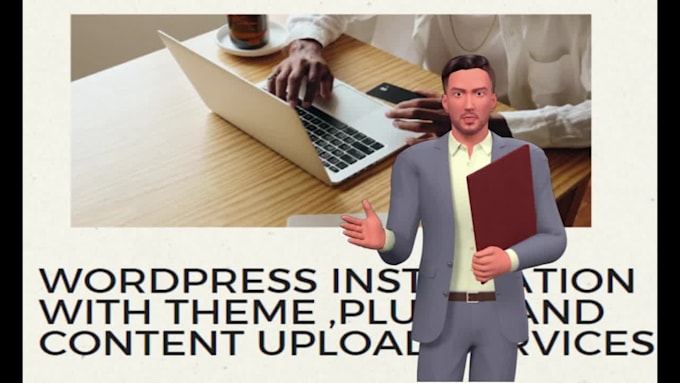 do wordpress installation setup with theme and plugin