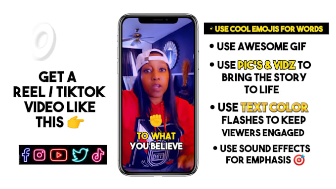 edit tiktoks, reels and shorts with captions