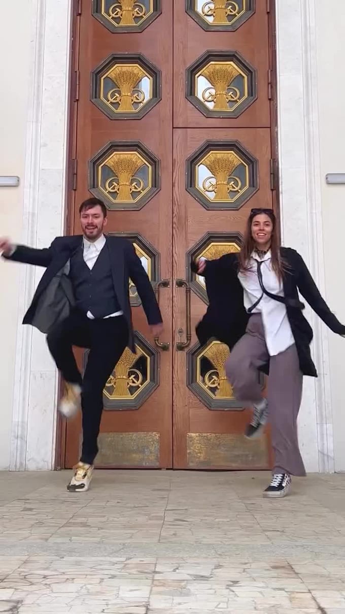 do tiktok dance, gospel dance to your songs, group dance, shuffle dance