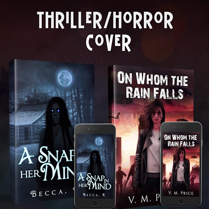 create a polished book or ebook cover design