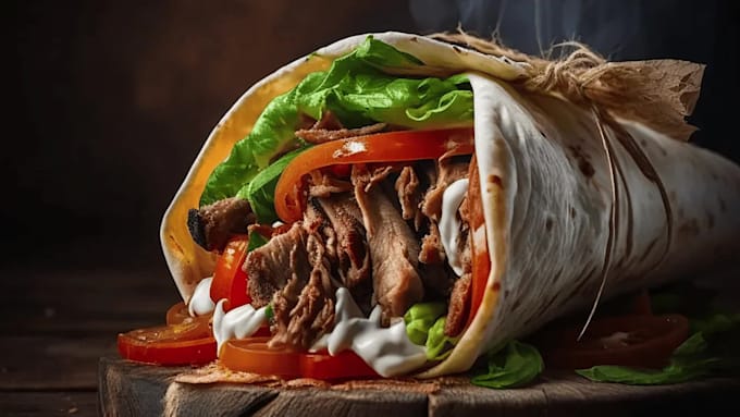 create a stunning photography of food and dishes to you