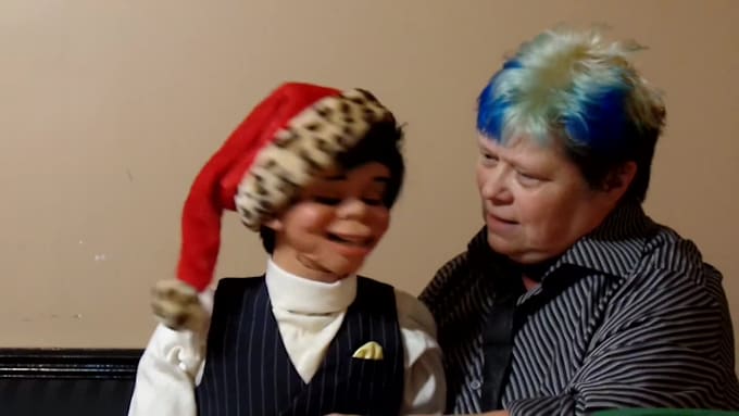 do a happy birthday message ventriloquist style