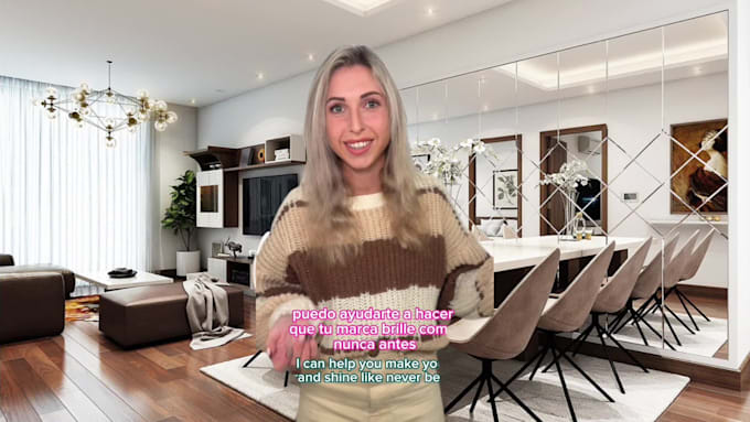 create a ugc video for tiktok or reels in spanish