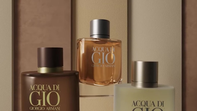 design custom 3d bottles, luxury perfume packaging, labels and logo