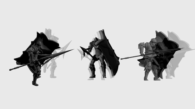 create 3d character animations for games