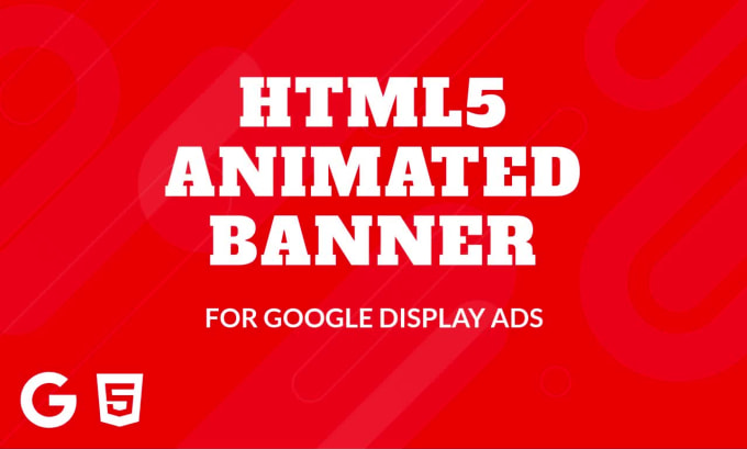 Design animated banners google ads html5 gif by Samguli | Fiverr