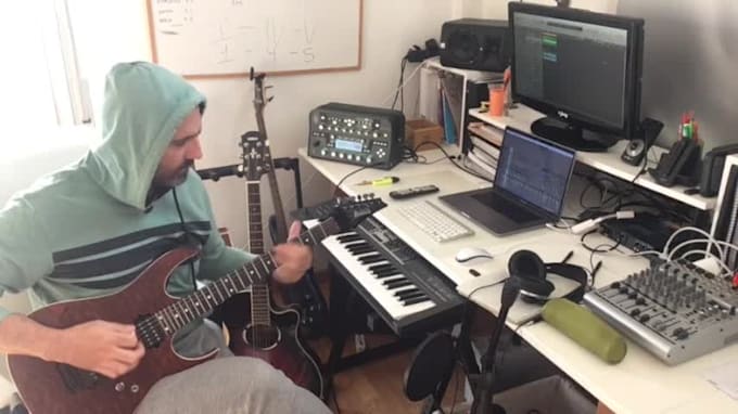 compose rock or metal riffs