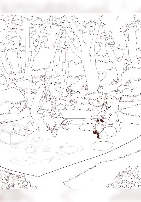 create custom children illustration