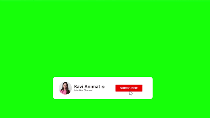 design youtube subscribe buttons and bell animations