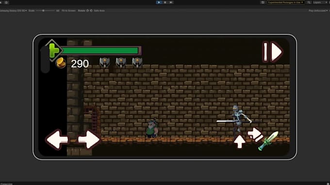 develop your 2d or 3d game in unity for PC or mobile