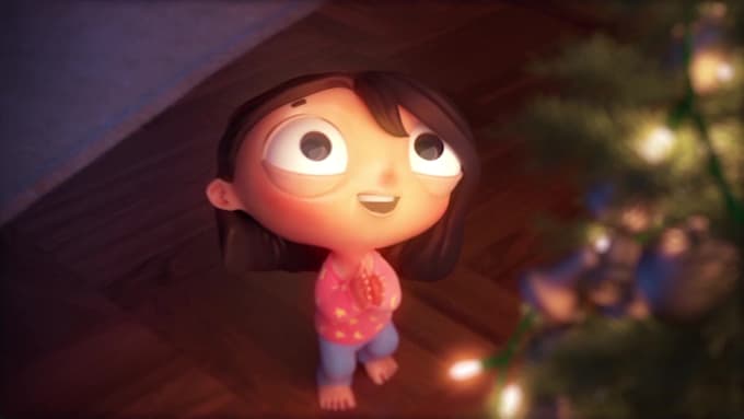 create a unique christmas greeting