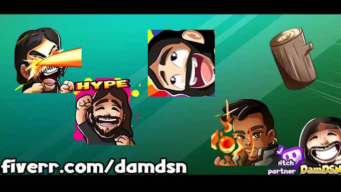 make animated emotes for twitch contact me first