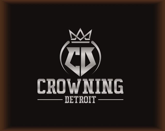 design modern clothing, monogram, crown, jewelry logo